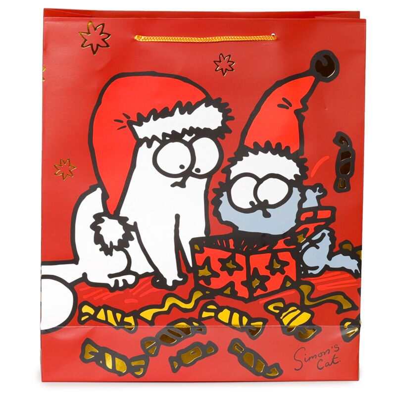 Christmas 2020 Simon's Cat Gift Bag - Extra Large