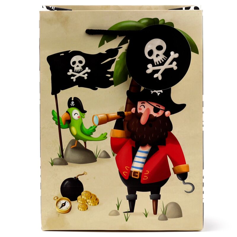 Jolly Rogers Pirates Gift Bag - Medium