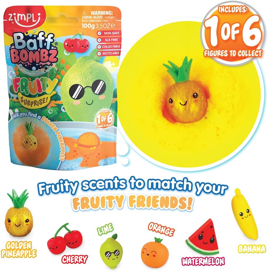 Zimpli Kids Large Fruity Surprise Bath Bomb