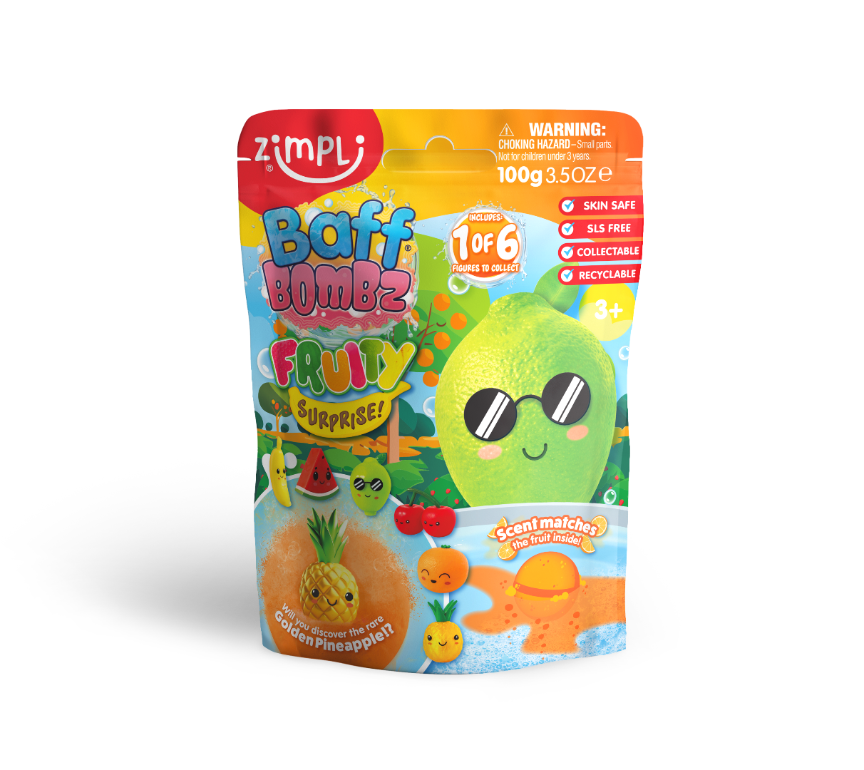 Zimpli Kids Large Fruity Surprise Bath Bomb