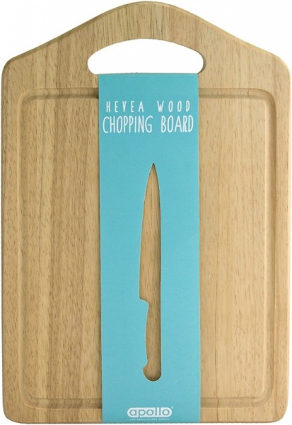 Handled Rubberwood Chopping Board