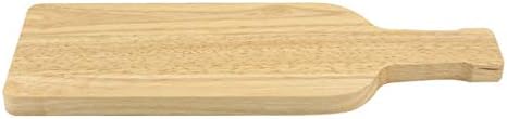 Rubberwood Bottle Shaped Serving Platter Board