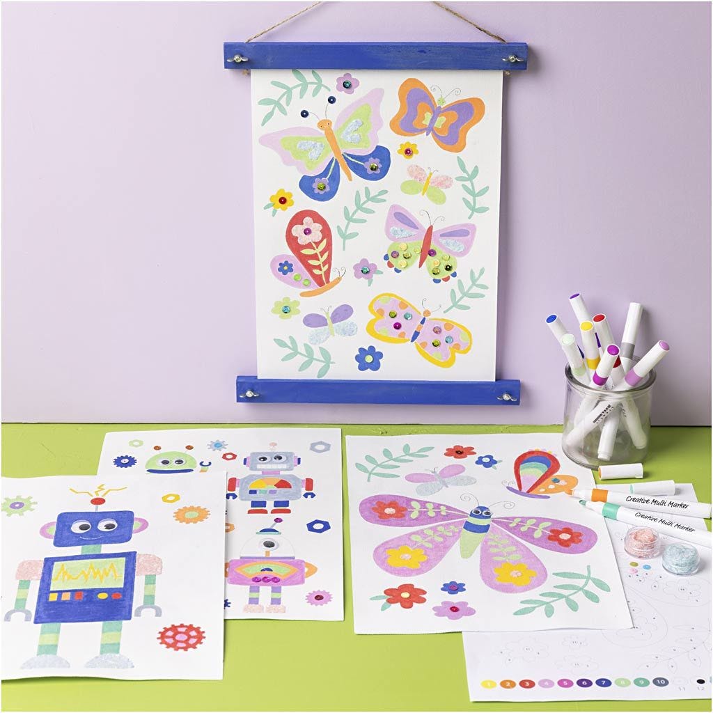 Poster Colouring Craft Kit