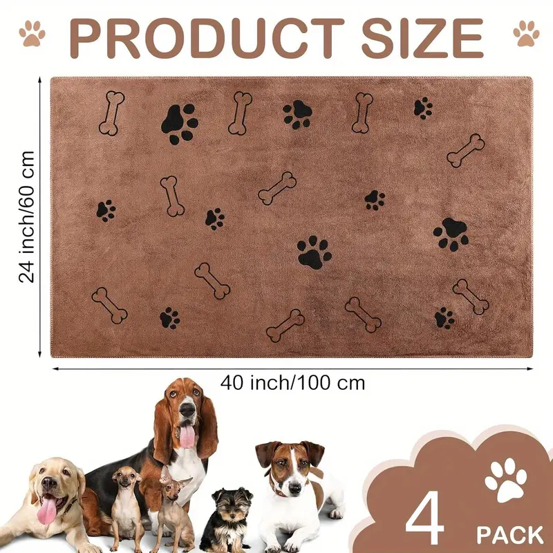 Personalised Microfiber Dog Towels