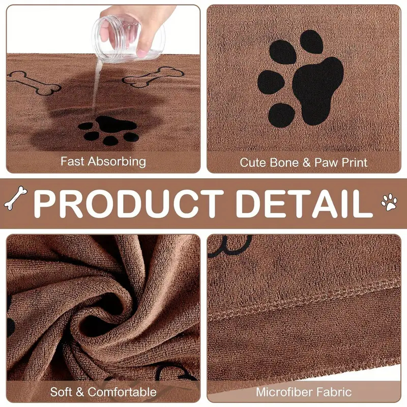 Personalised Microfiber Dog Towels