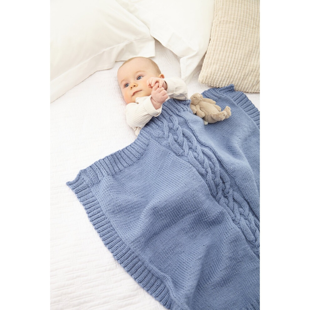 King Cole Newborn Baby Knits Book 4 - Little Book of Blankets