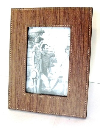 Personalised PU Leather Photo Frame ~ 4'' X 6''