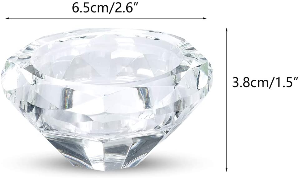 Landon Tyler Handcrafted Crystal Diamond Tealight Holder