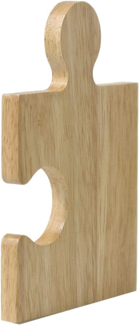 Set 4 Rubberwood Jigsaw Coasters