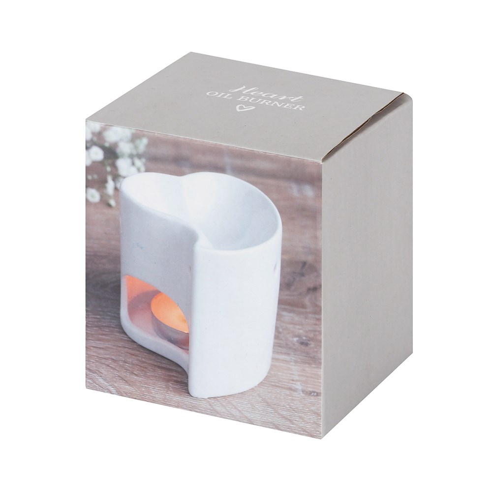 White Heart Oil Burner