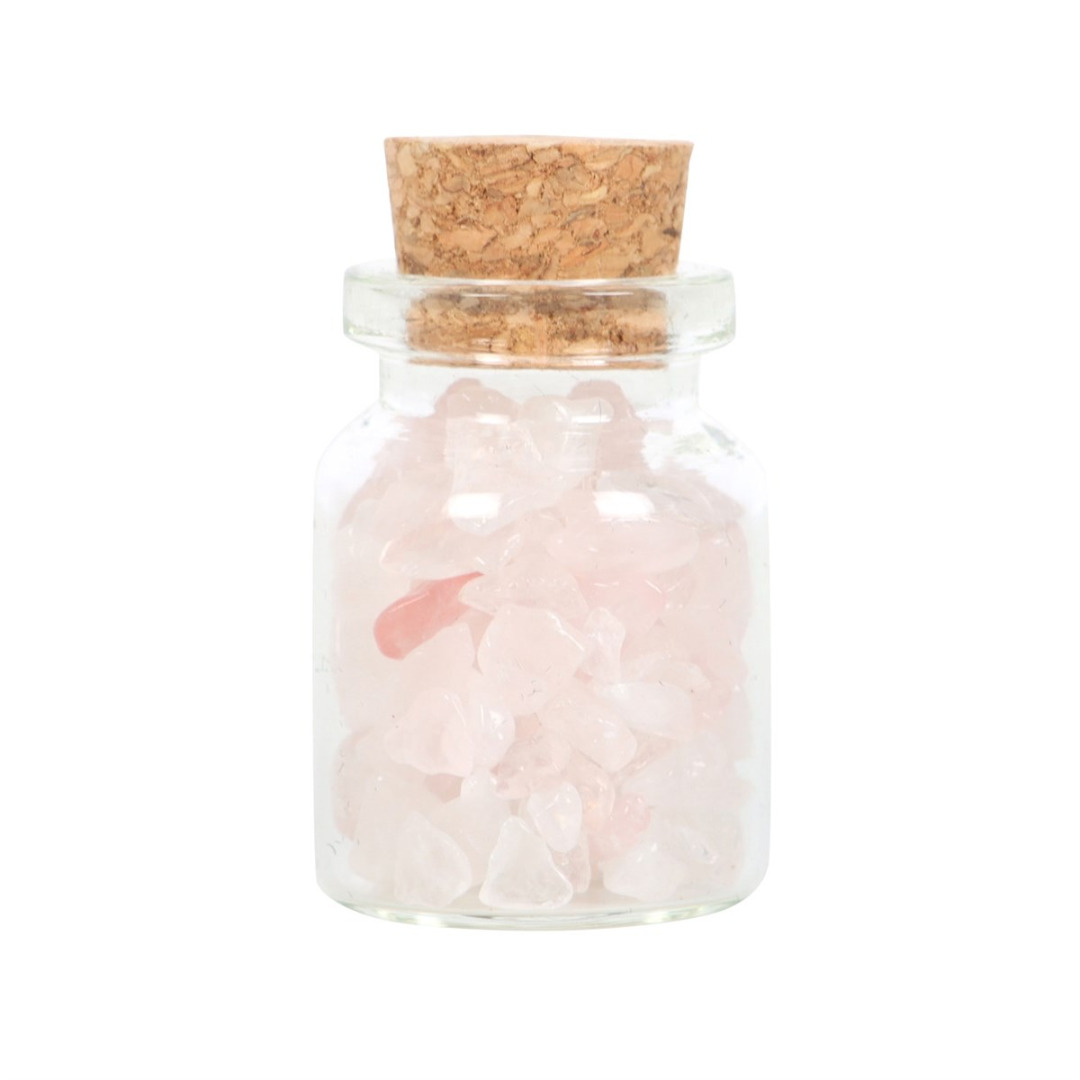 A Little Jar of Love - Rose Quartz Crystal in a Matchbox