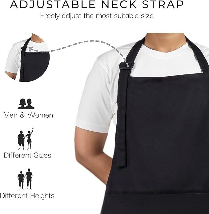 'BBQ Humour' Cotton Apron With Pockets