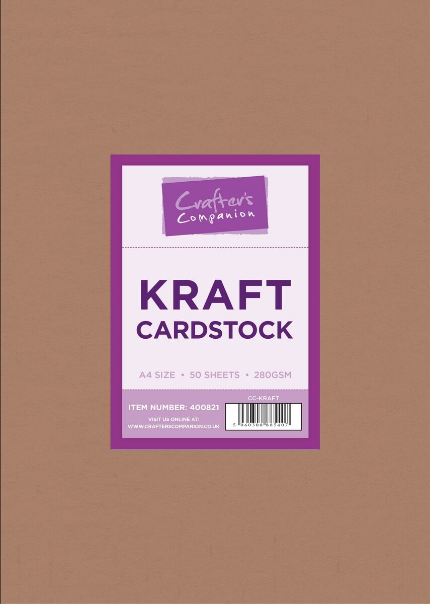 Crafter's Companion Kraft Cardstock A4