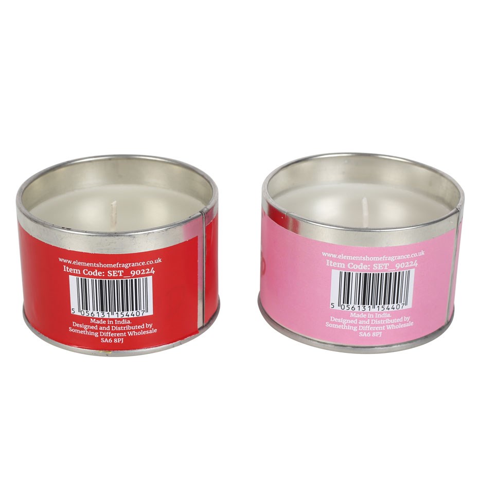 Pair of Snuggle Season Candle Tins