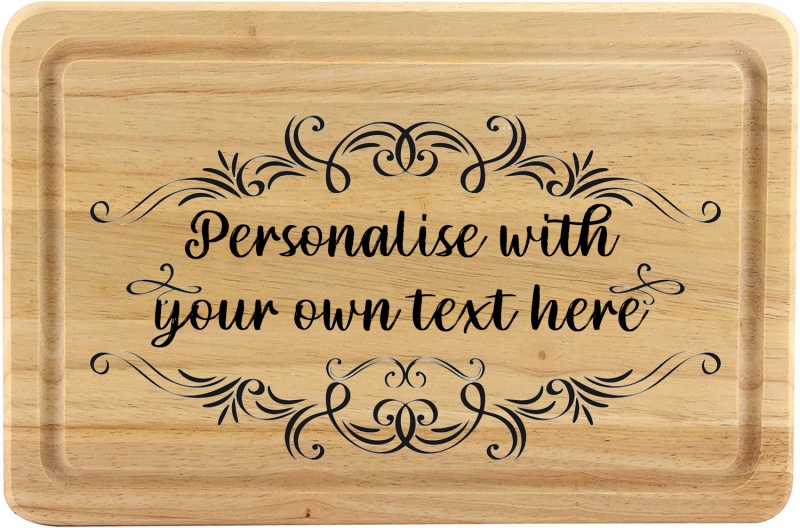 Personalised Rubberwood Chopping Board