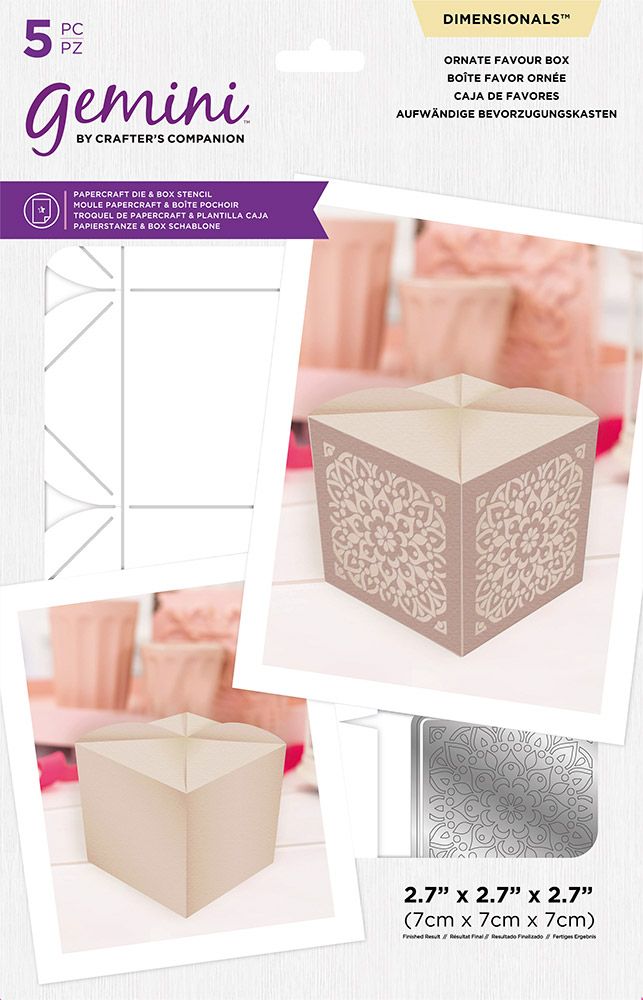 Gemini Dimensionals Die ~ Ornate Favour Box