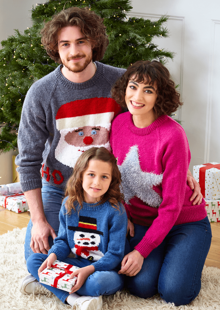 Family Christmas Knits - King Cole Pattern Book One