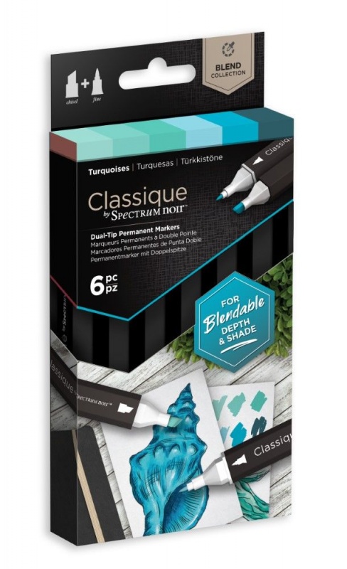 Spectrum Noir Classique (6PC) - Turquoises