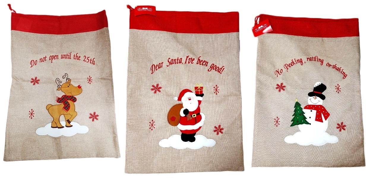 Large Christmas Santa Present Sack