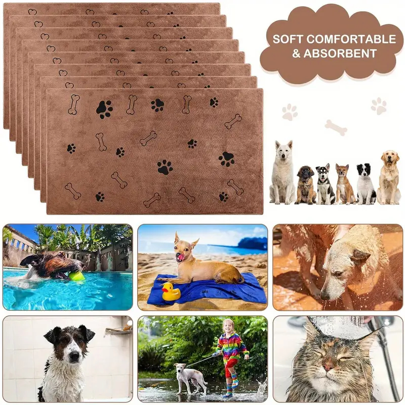 Personalised Microfiber Dog Towels