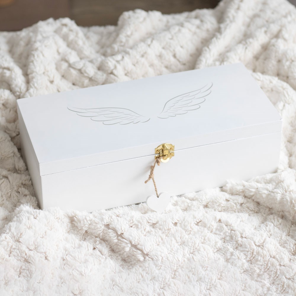 Angel Wing Memory Box - Keepsake & Memorial Box