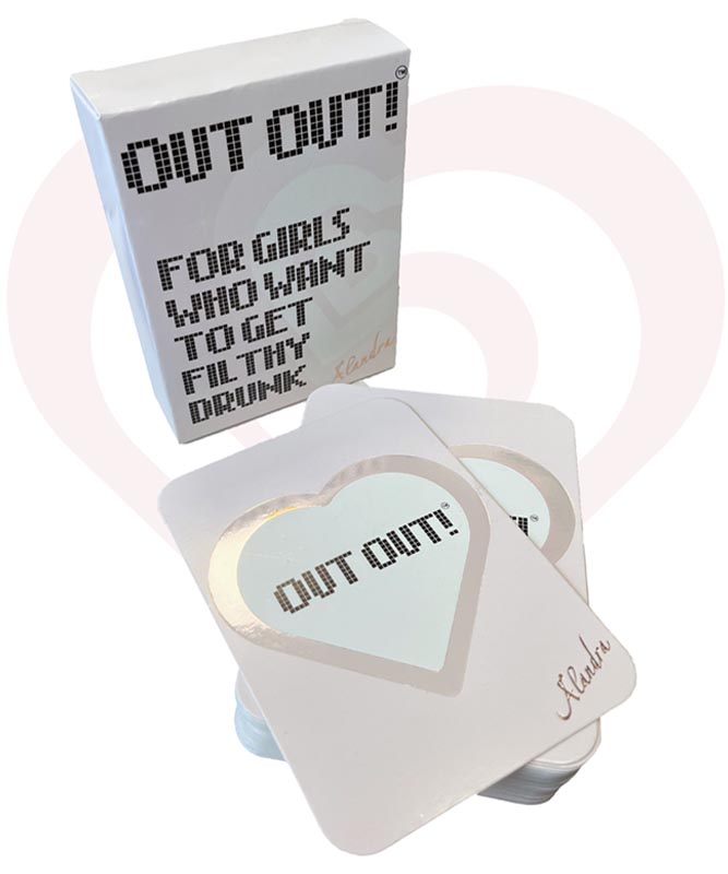 Official Out Out Hen Night Drinking Cards Game