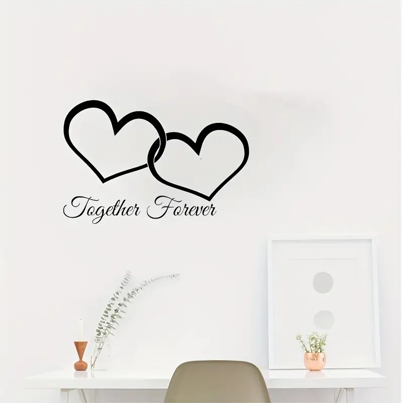 'Together Forever' Wall Decoration Decal Sticker