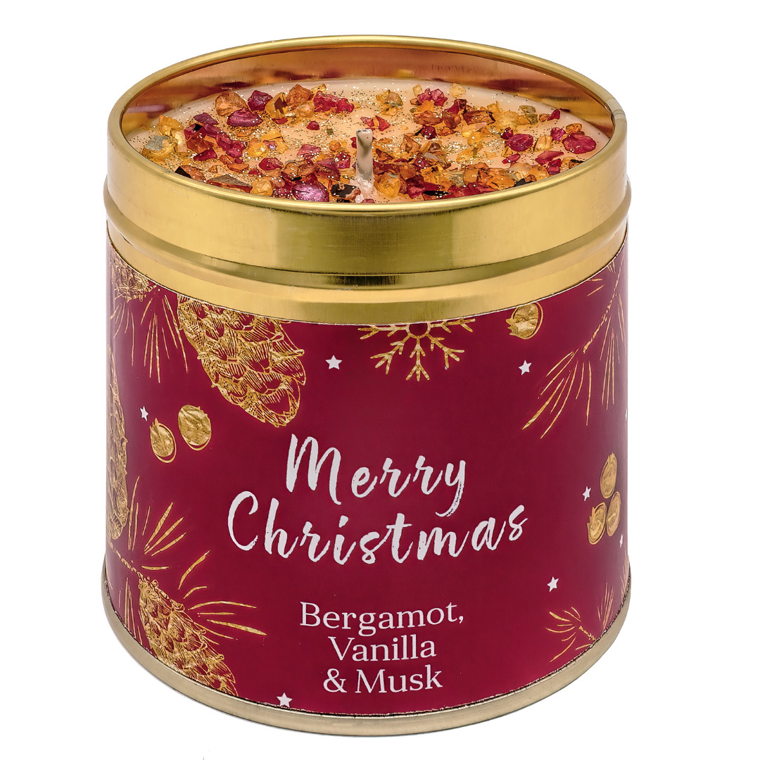 Seriously Scented Christmas Elegance Candle Collection - Merry Christmas