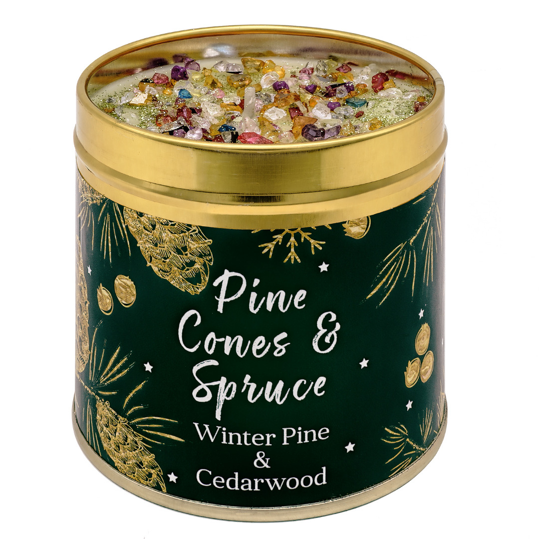 Seriously Scented Christmas Elegance Candle Collection - Pine Cones & Spruce