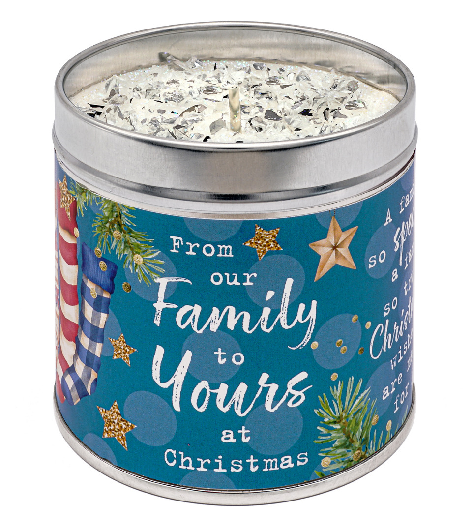 Just Because Christmas - Scented Festive Candles - From Our Family To Yours