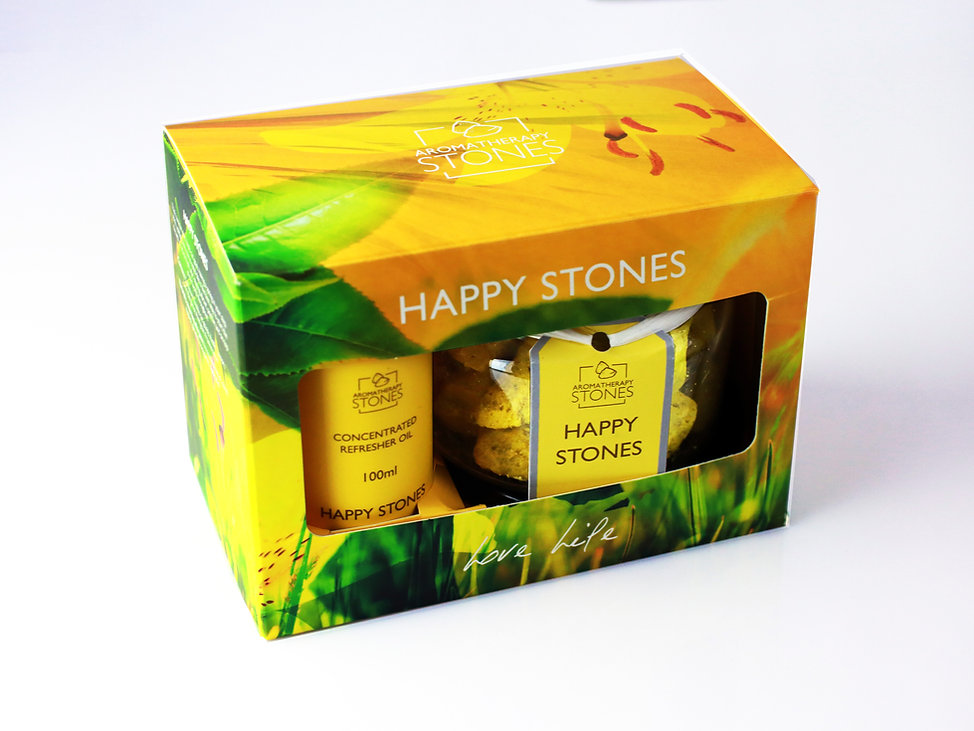 Aromatherapy Happy Stones Gift Set