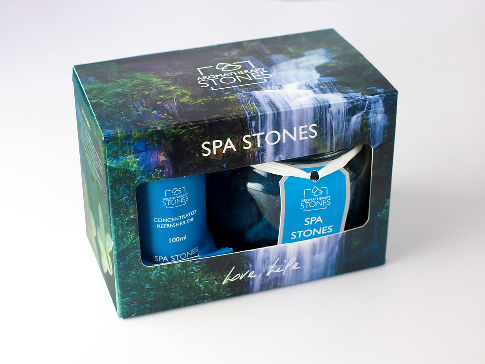 Aromatherapy Spa Stones Gift Set