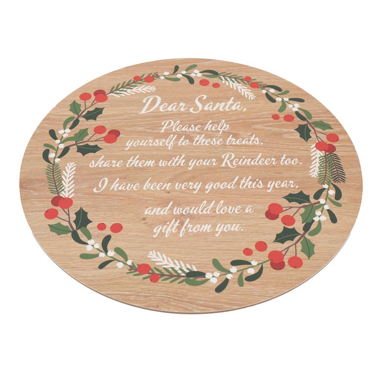 Treats for Santa Serving Plate, 38cm