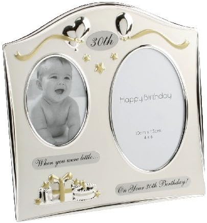 Silver Plated 30th Birthday