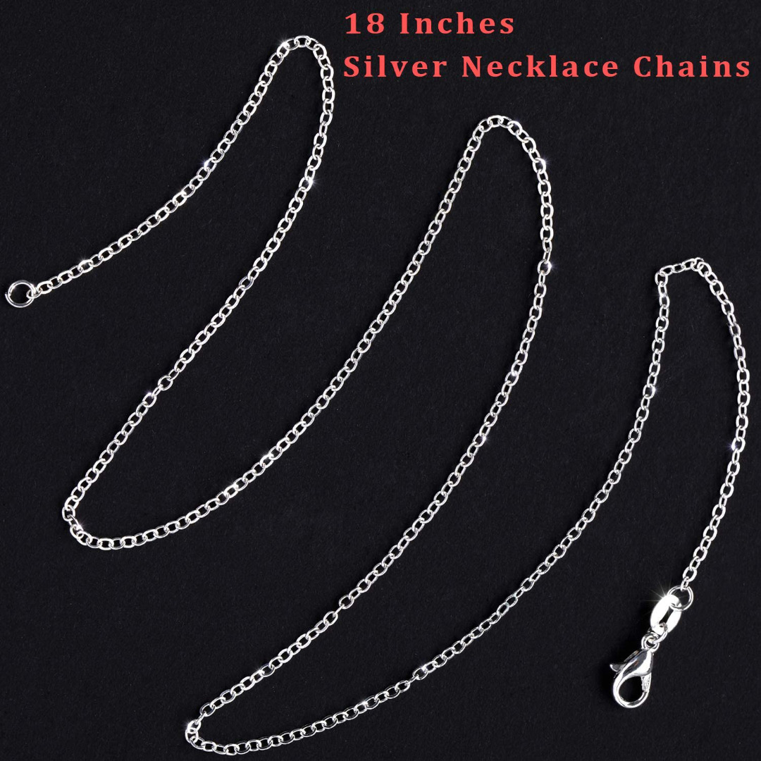 Sterling Silver 925 Cable Chain Necklace 18''