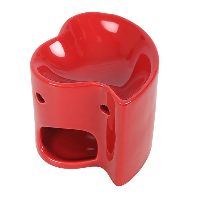 Red Heart Oil Burner & Wax Warmer