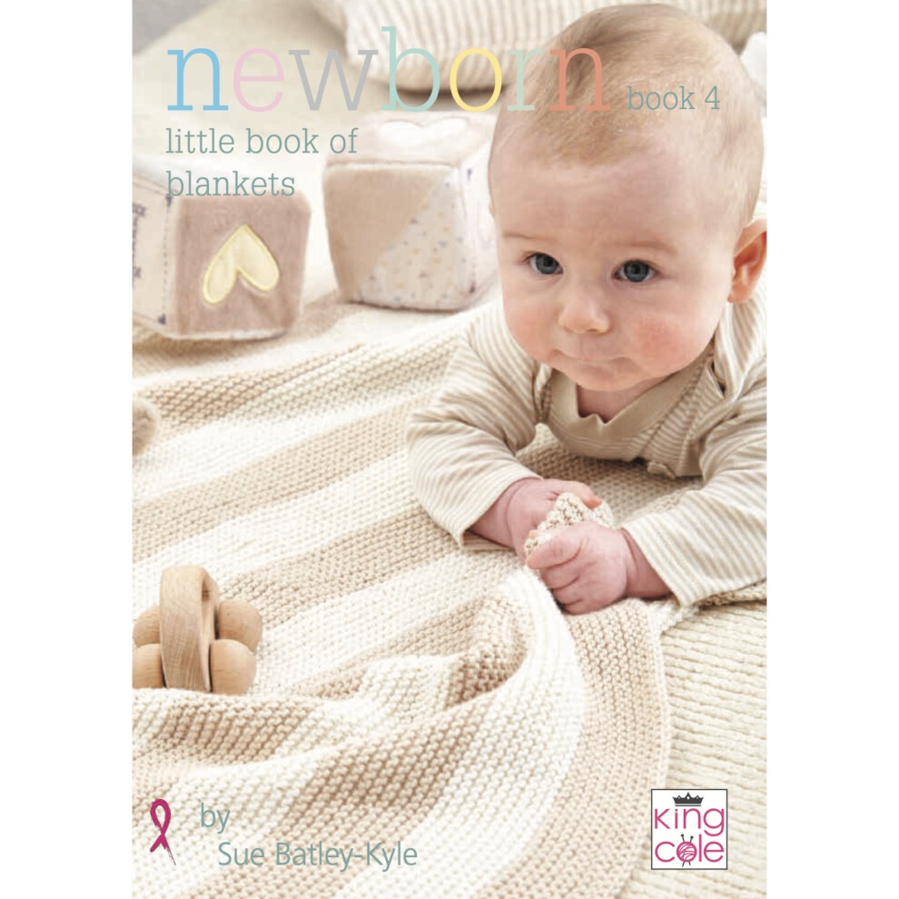 King Cole Newborn Baby Knits Book 4 - Little Book of Blankets