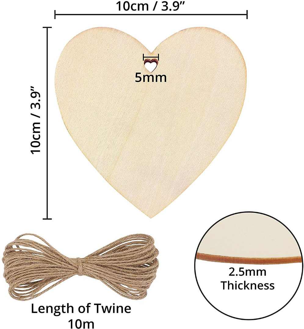 Wooden Heart - Blank
