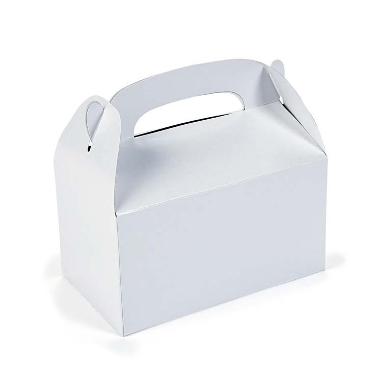 White Party Treat Boxes ~ Pack 12